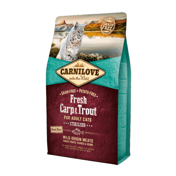 Fresh Carp & Trout Cat Food