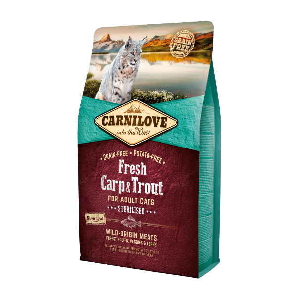 Fresh Carp & Trout Cat Food