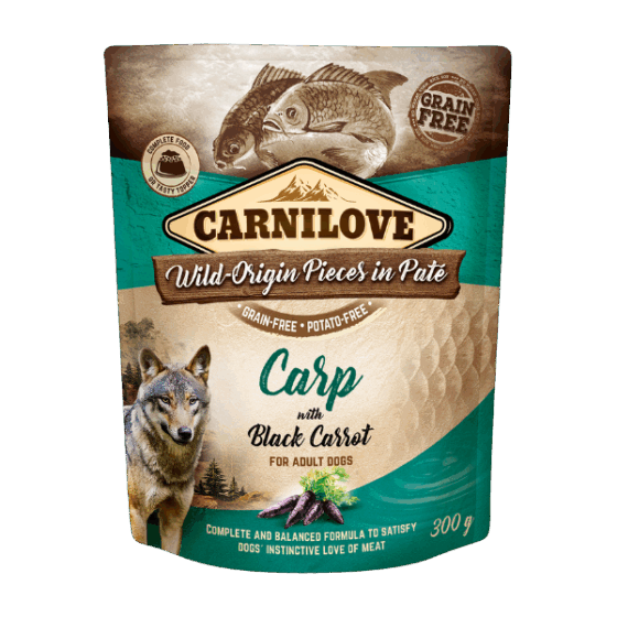 Carp with Black Carrot Wet Dog Food