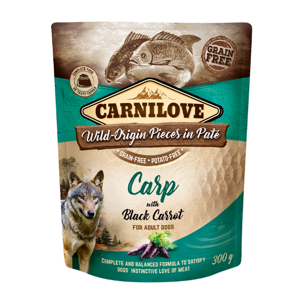 Carp with Black Carrot Wet Dog Food