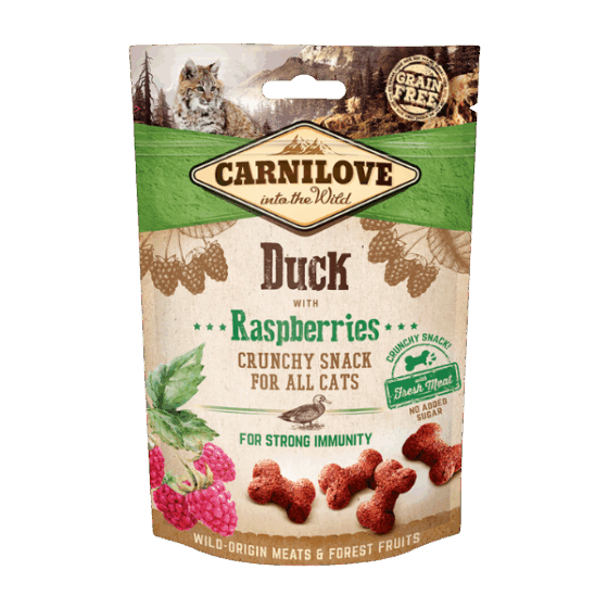 Duck with Raspberries Crunchy Cat Treats
