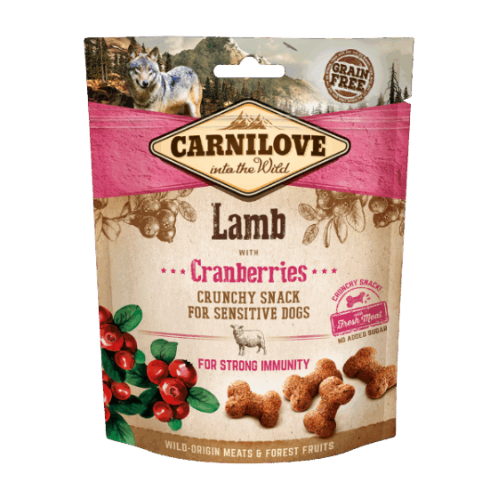 Lamb with Cranberries Crunchy Dog Treats