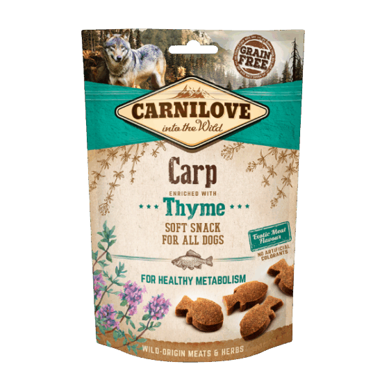Carp enriched with Thyme Soft Dog Treats
