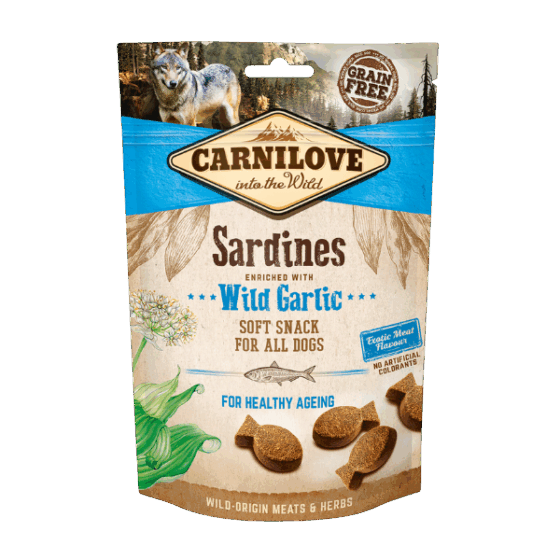 Sardines enriched with Wild Garlic Soft Dog Treats
